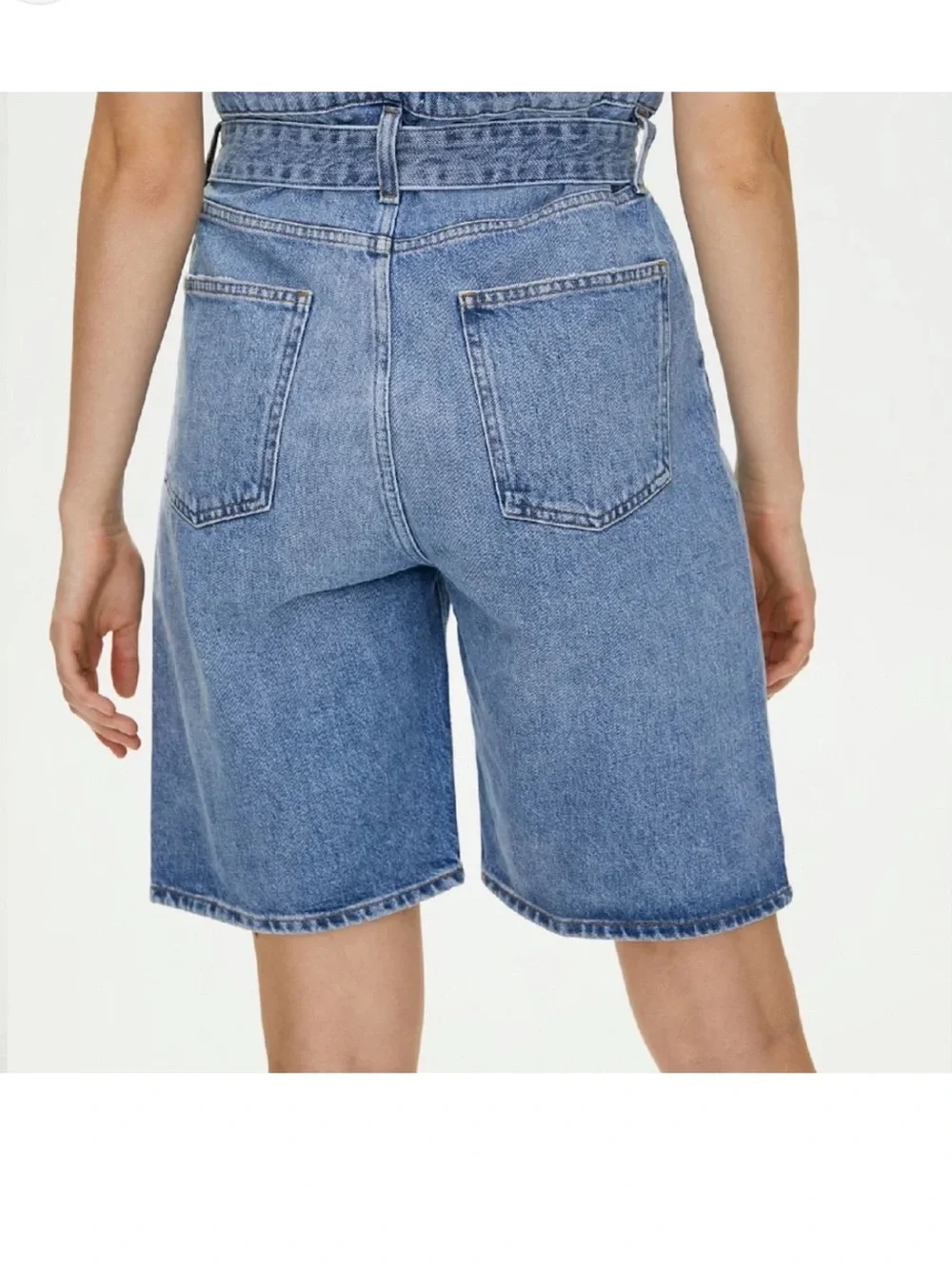 Agolde Reworked Denim Shorts
